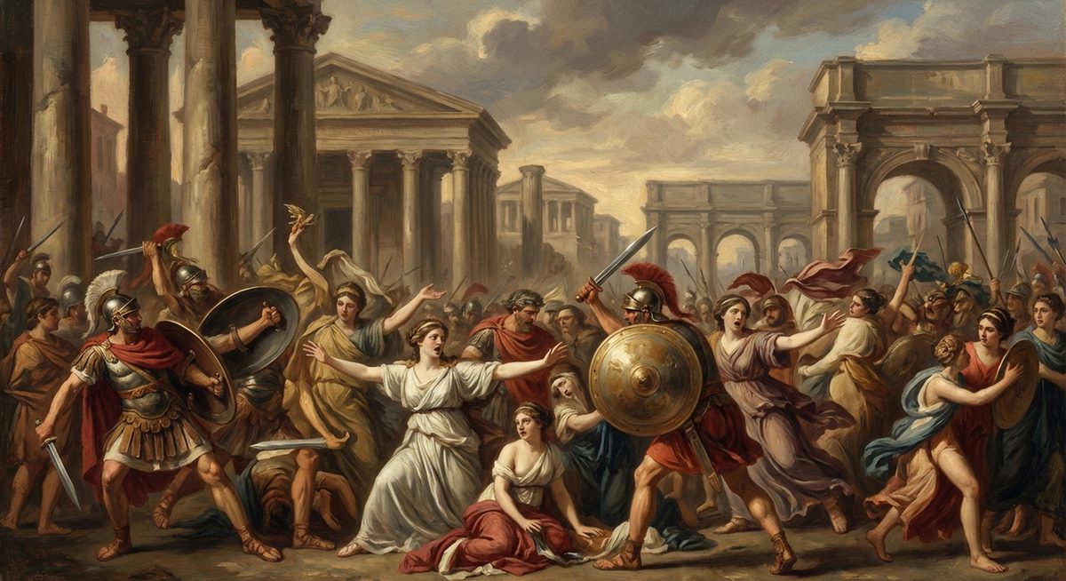 Raub der Sabinerinnen &ndash; Davids Gem&auml;lde zwischen Krieg und Vers&ouml;hnung