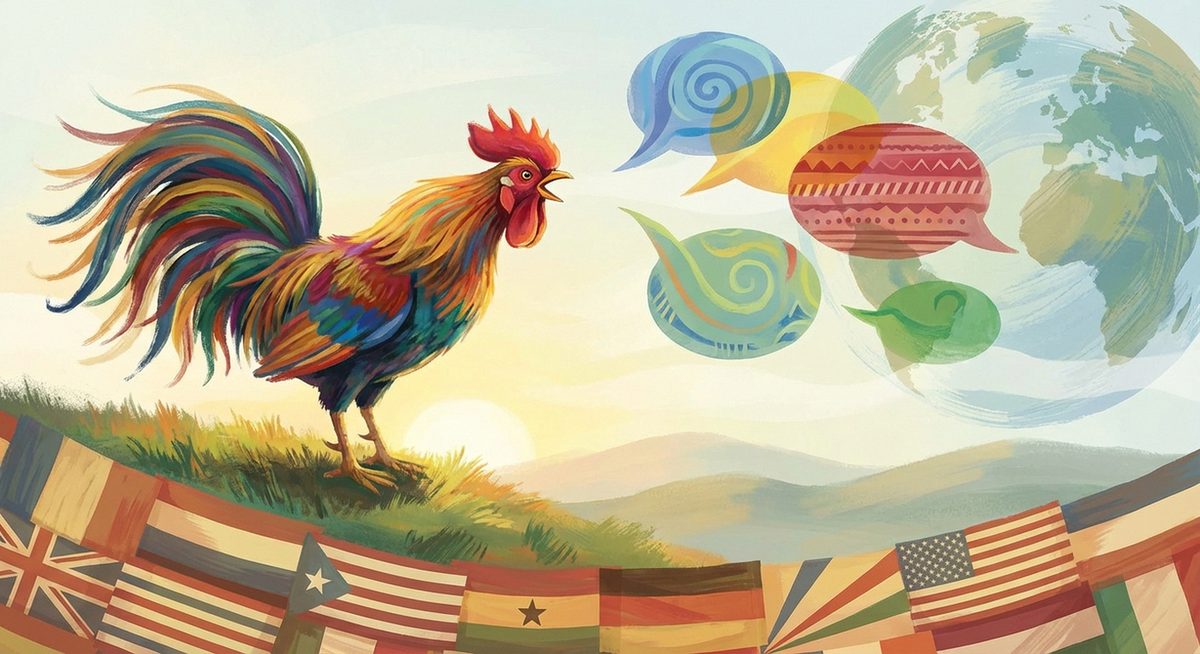 Kikeriki, Cock-a-doodle-doo, Cocorico &ndash; Tierlaute im internationalen Vergleich