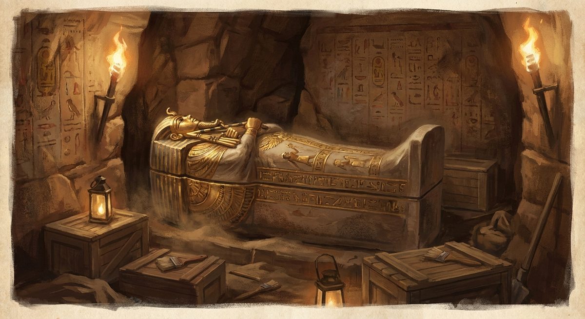 Warum hei&szlig;t der Sarkophag &bdquo;Fleischfresser&ldquo; &ndash; und was hat er mit &Auml;gypten zu tun?